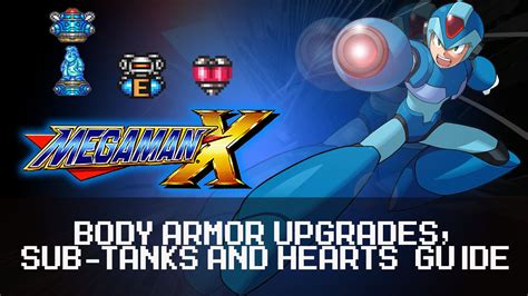 mega man x upgrades|Mega Man X Legacy Collection: MMX1 All Upgrades, Sub Tanks .